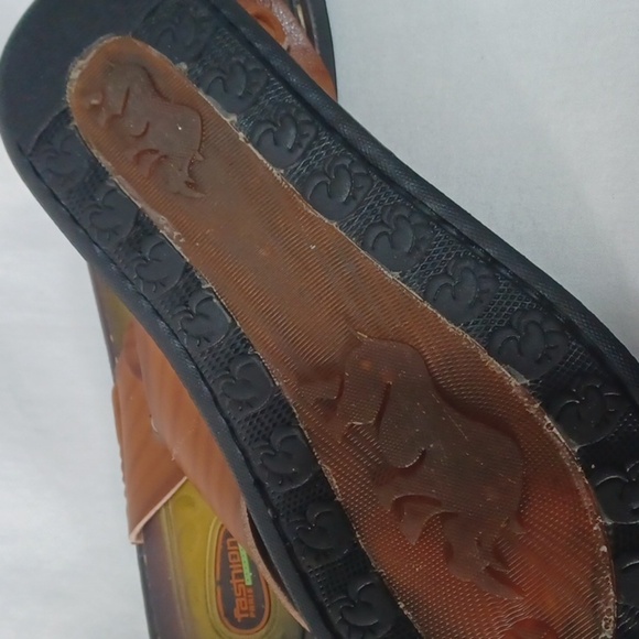 FASHION PARIS MENS SANDLES SIZE 12 SPORT LEATHER UPPERS main image 4